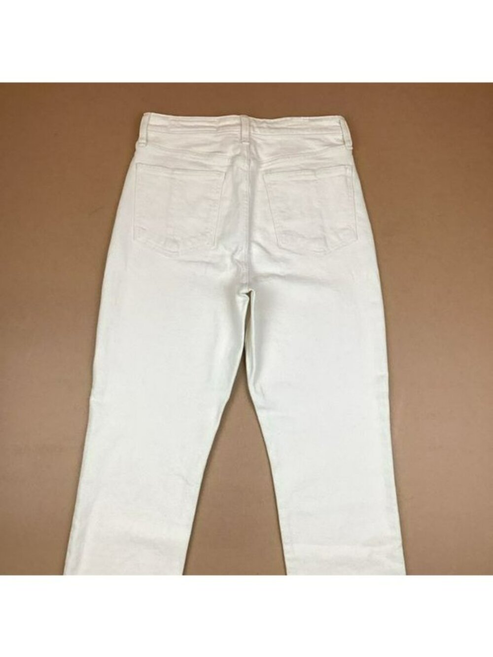 Rag & Bone Nina High-Rise Ankle Cigarette Jeans Ecru NWOT Size 27 - Picture 6 of 16
